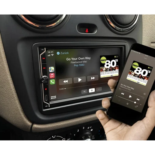 ESX VMX700DAB – Dubbeldin – Trådlös CarPlay & Android Auto - Bild 4