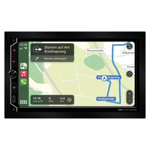 ESX VMX700DAB – Dubbeldin – Trådlös CarPlay & Android Auto - Bild 2