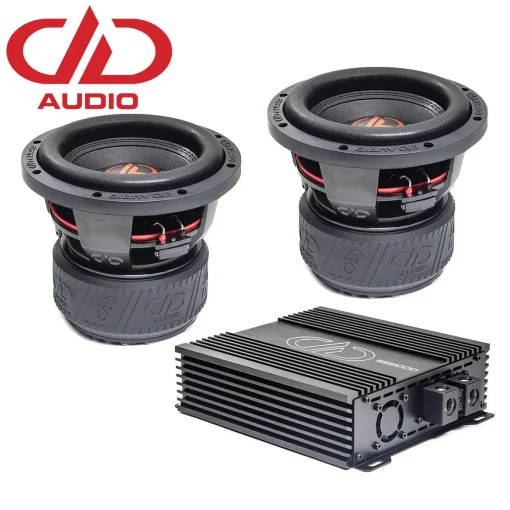 DD Audio Baspaket 2x DD608 + SS2000 monoblock