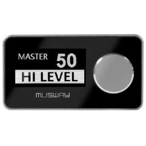 Alternative view of Musway DRC1 – DSP kontrollpanel