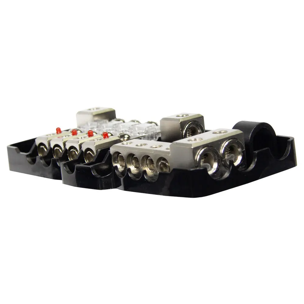 ESX DFD2/4G - Säkringshållare - Mini ANL + jordblock - 4 platser - Bild 2